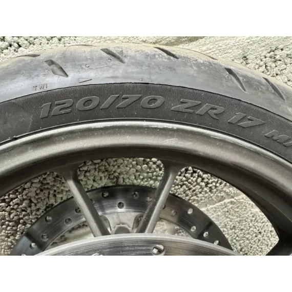 Framhjul komplett 120/70 ZR 17