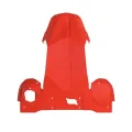 Bukplate Ski Doo G4 rød