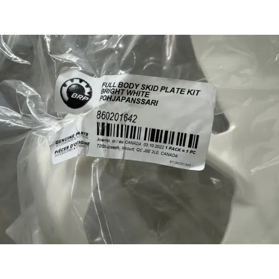 Bukplate Lynx Radien hvit