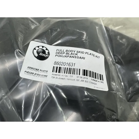 Bukplate Lynx Radien svart